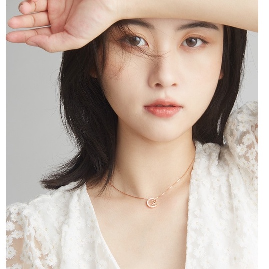 Dây chuyền nữ mạ bạc 925 đẹp thanh mảnh cao cấp trang sức CINLA DC041