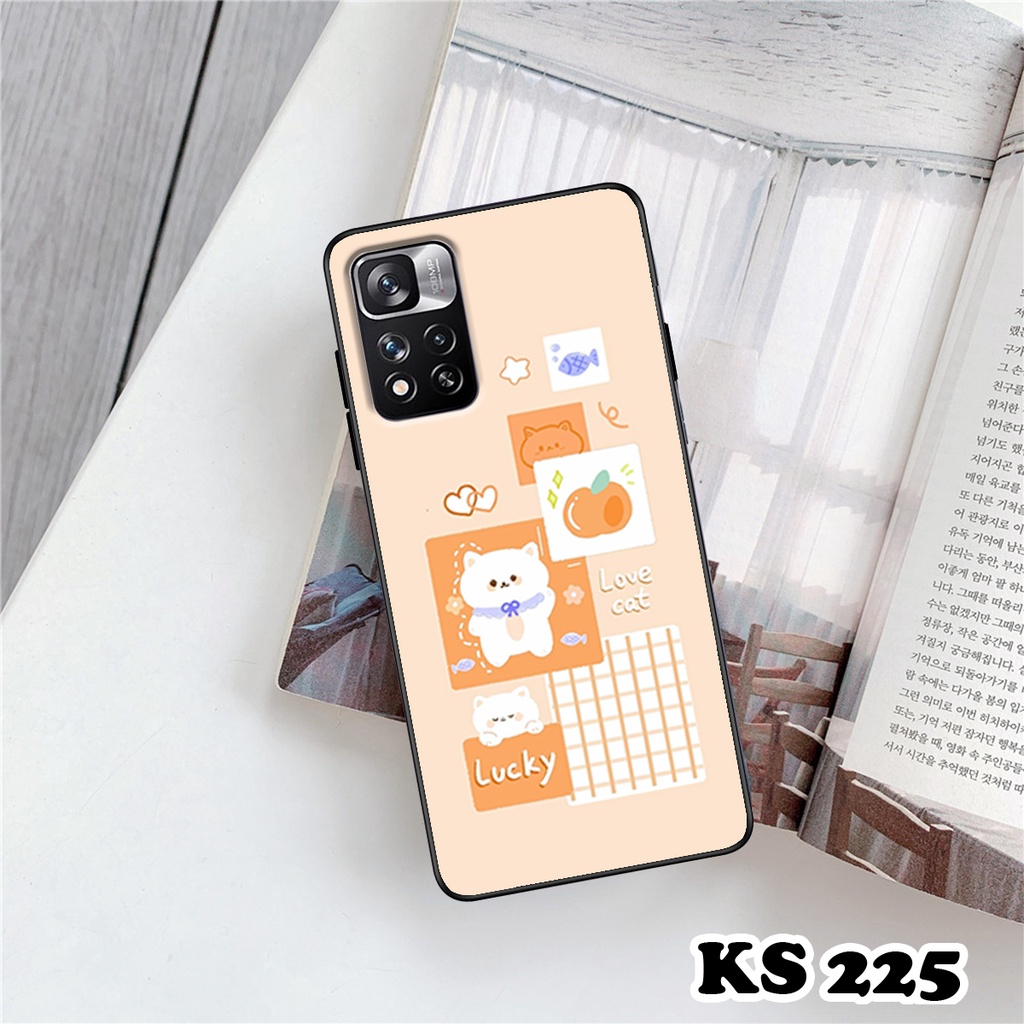 Ốp lưng Redmi Note 11 5G - Redmi Note 11 Pro 5G Bản Trung Quốc in hình thỏ con dễ thương - Lưng nhám Viền  TPU cao cấp