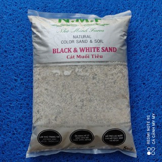Cát muối tiêu trải nền bể cá cảnh 500g
