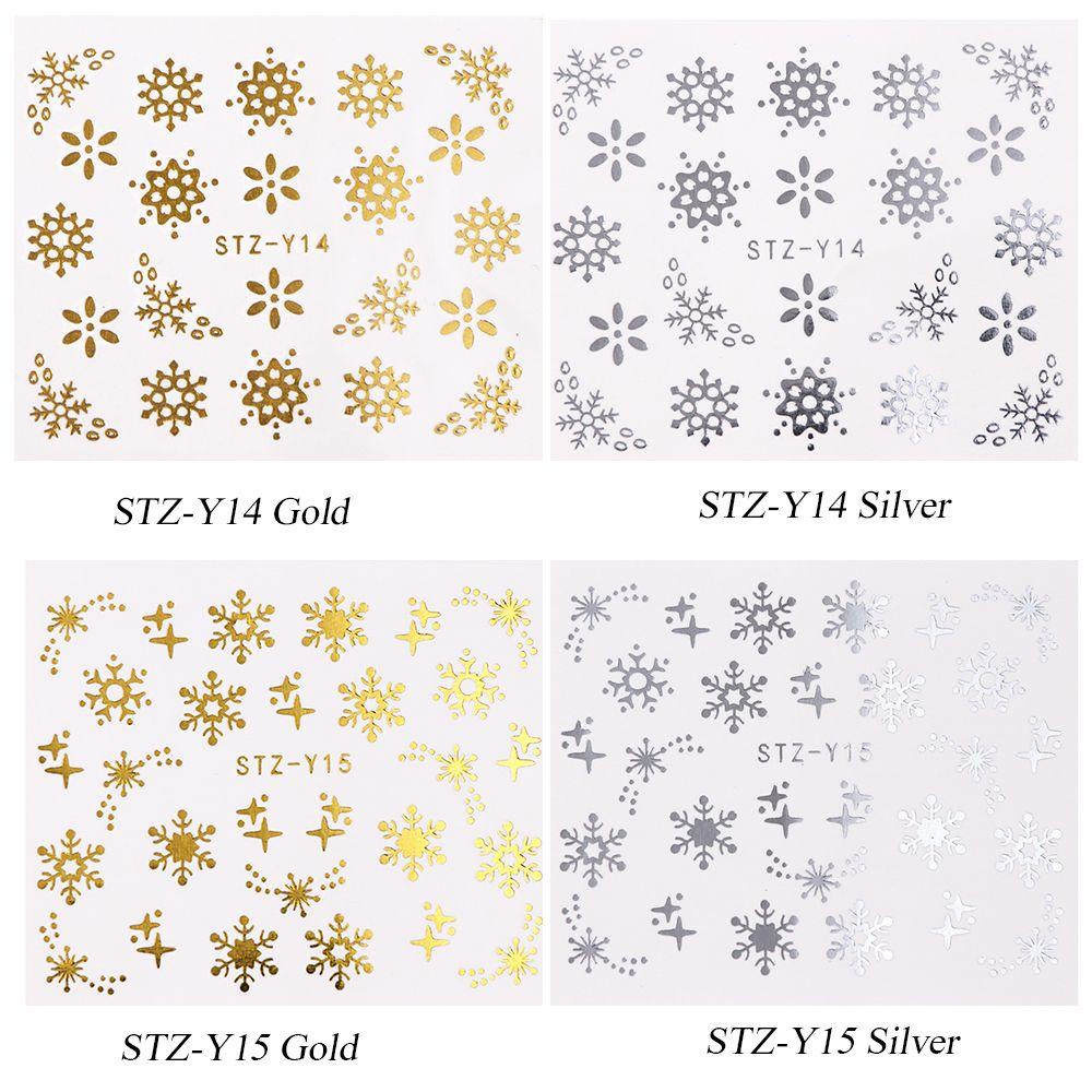 Hình Dán Móng Tay 3D Kim Loại Chủ Đề Giáng Sinh|Phụ Kiện Trang Trí Móng Tay Nghệ Thuật