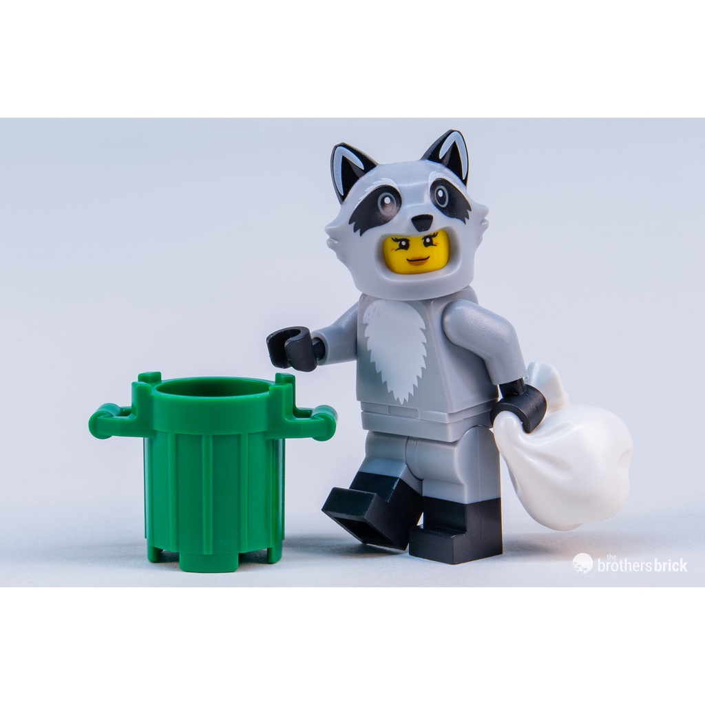 Nhân vật LEGO Minifigures 22 71032 Racoon Costume Fan - Fan với trang phục chú chồn NEWSEAL