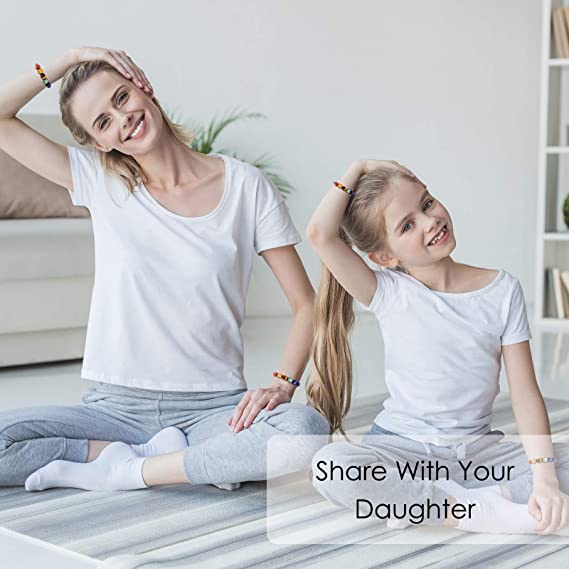 1 Pc Adjustable Natural Stone Reiki Healing Crystal 7 Chakra Yoga Braided Bracelet