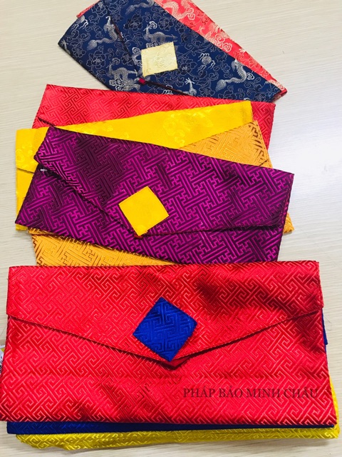 Túi gấm Nepal bọc kinh sách