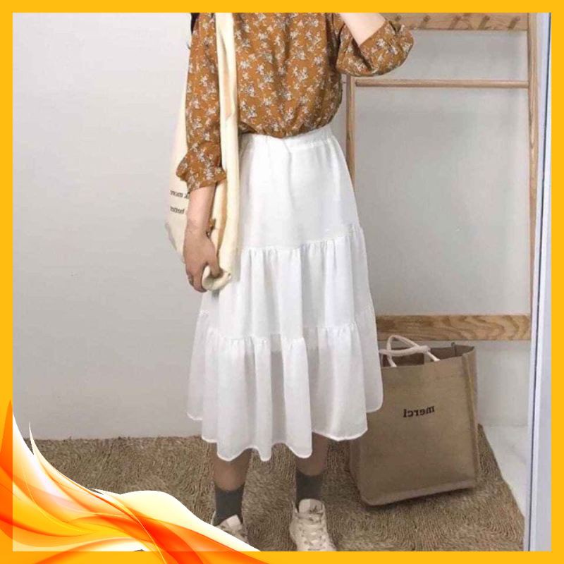 Chân Váy 👗[HÀNG CAO CẤP]👗 Chân váy Nữ 3 Tầng Vintage, Chất Liệu Voan-Lên Dáng Cực Xinh-Đáng Yêu Mã TT13 | BigBuy360 - bigbuy360.vn