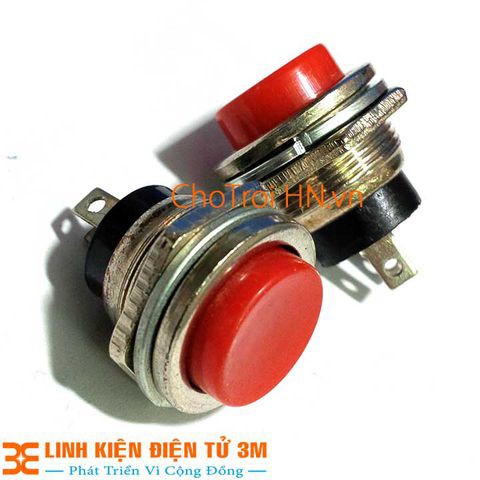 Bộ 3 Nút Nhấn Đề Sắt Loại To 15mm