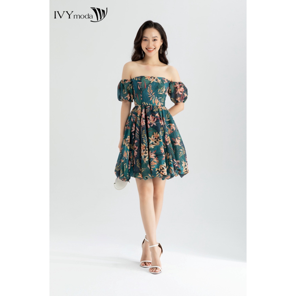 Đầm dạ hội trễ vai IVY moda MS 45S2573
