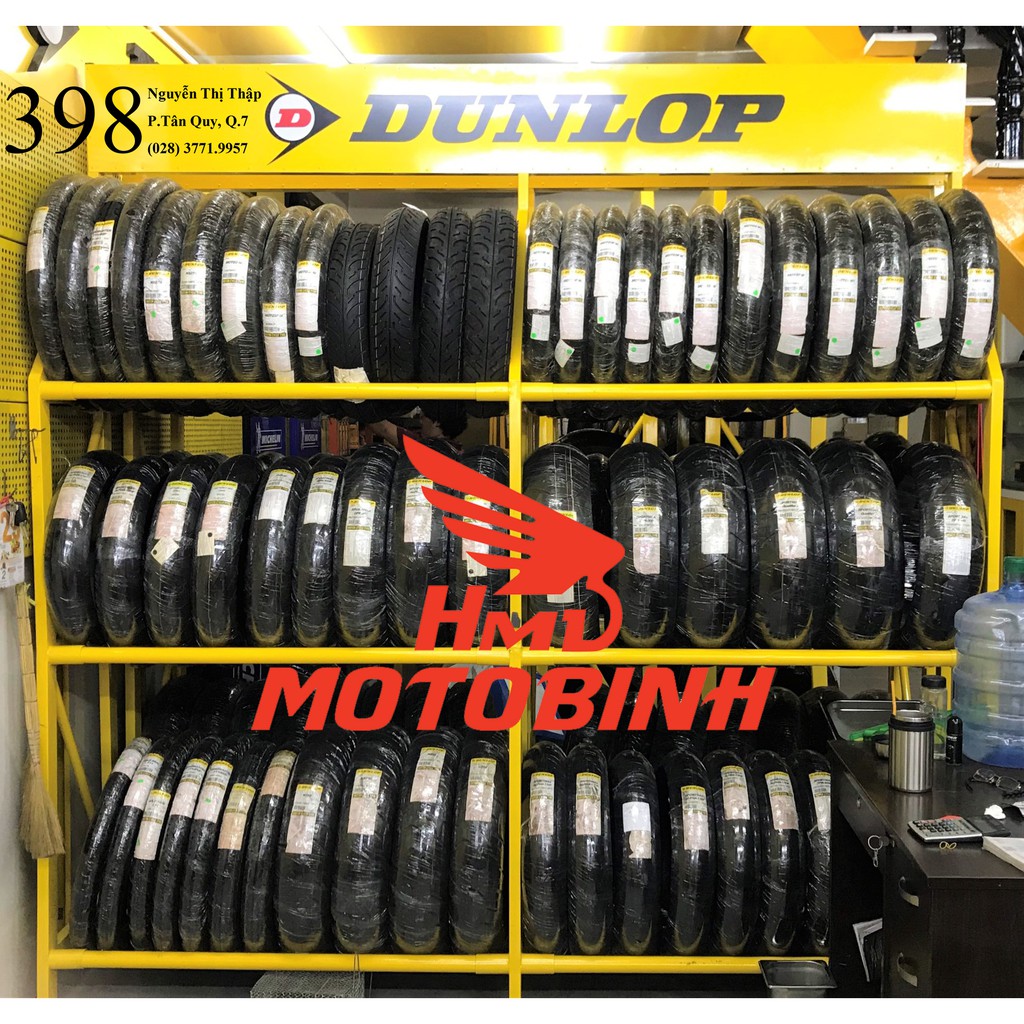 Lốp/vỏ xe 80/90-17 TT902 TL Dunlop dành cho xe Wave, Dream, Exciter, Winner, FZ, Sirius, Jupiter, Axelo, Raider, Sonic