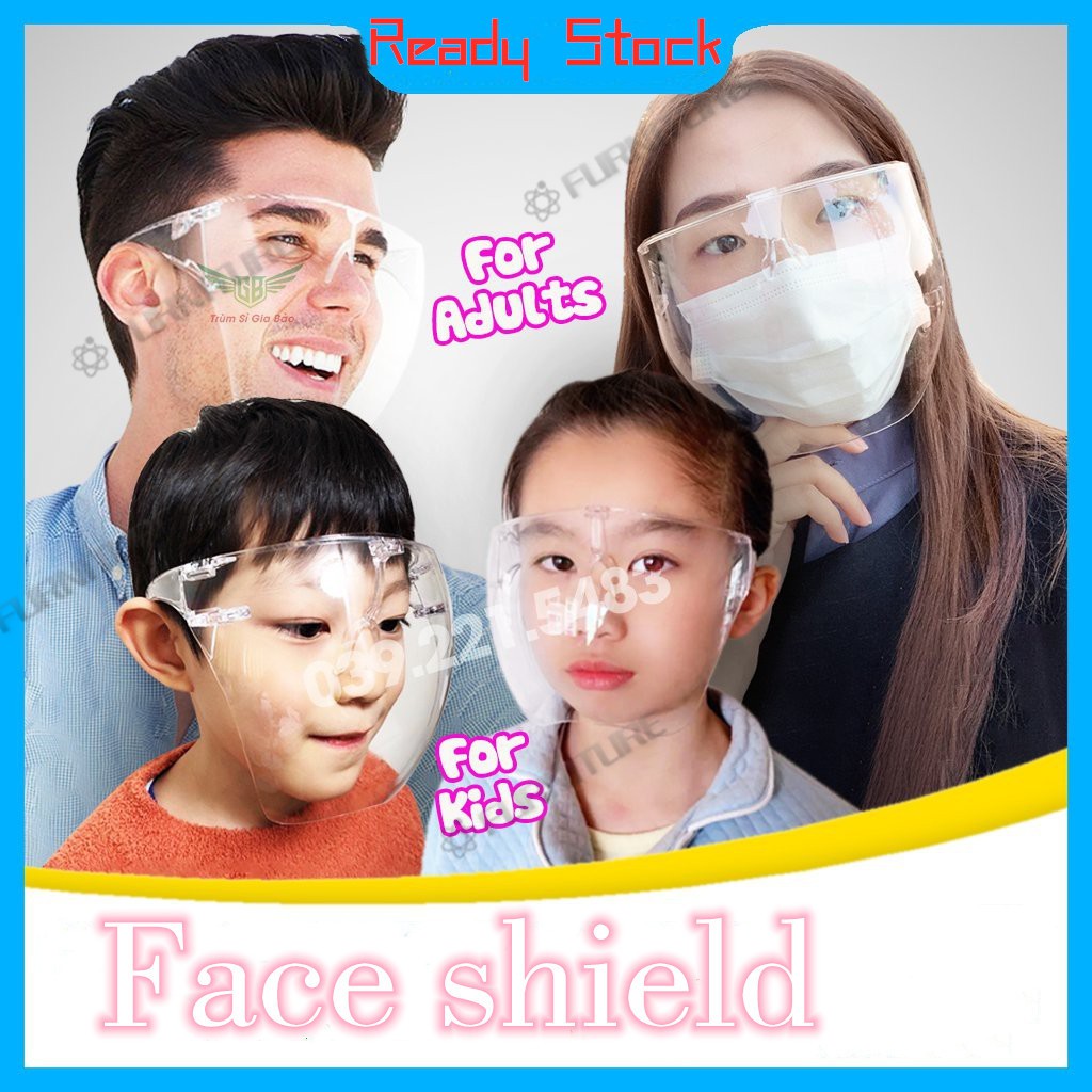 【Spot】Kính bảo hộ Mặt nạ bảo vệ kính râm chống giọt bắn, chống bụi che hết khuôn mặt bảo vệ mắt toàn diện tròng trong suốt Kính chống rơi, kính bảo hộ | BigBuy360 - bigbuy360.vn