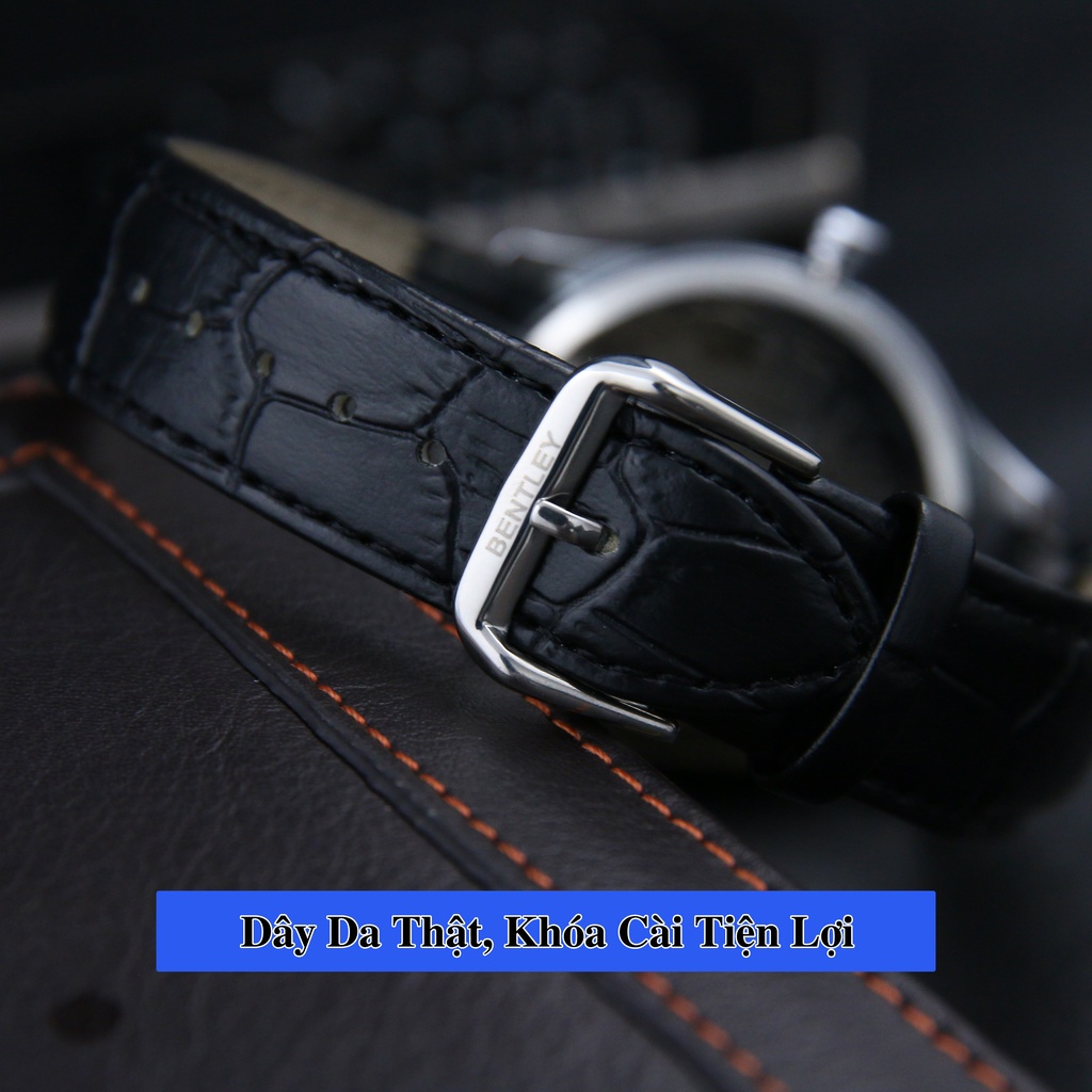 Đồng Hồ - Đồng Hồ Nam Bentley Dây Da Cao Cấp - Mặt Kính Cứng Chống Trầy Xước - Bảo Hành 12 Tháng - Kiểu Dáng Năng Động | BigBuy360 - bigbuy360.vn