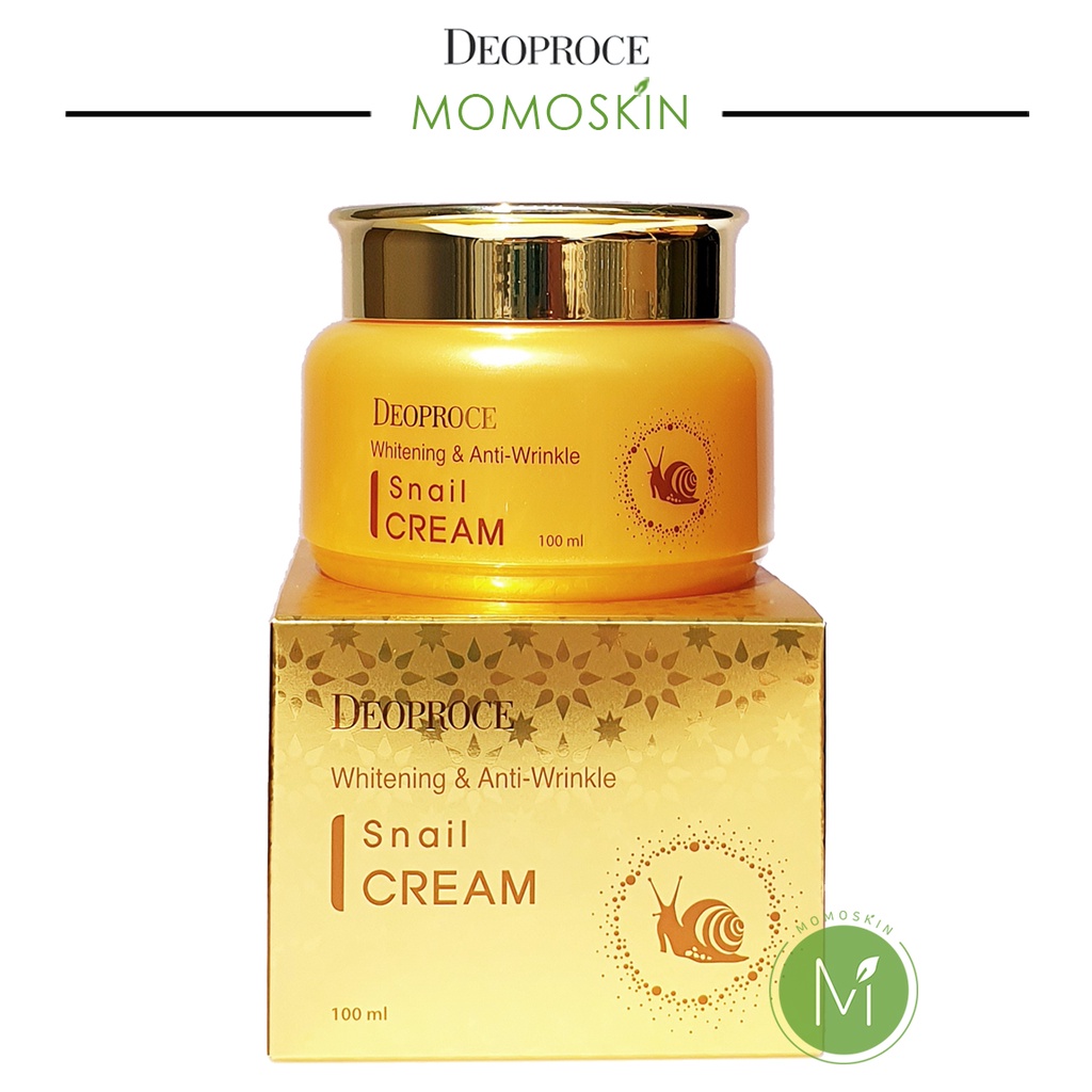 Kem DEOPROCE làm trắng và chống nếp nhăn thành phần từ dịch nhầy ốc sên 100 ml