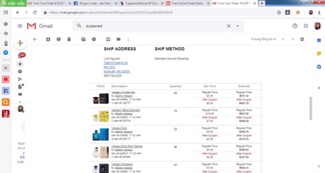 [ĐỦ BILL] Nước hoa mini nam Versace eros | Thế Giới Skin Care