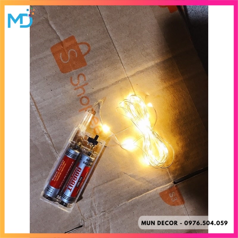 Đèn Led 2 Pin Fairylight Không Nháy Trang Trí Decor