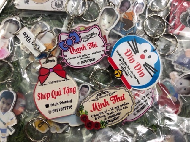 SỈ SỐ LƯỢNG MÓC KHOÁ IN HÌNH THEO YÊU CẦU