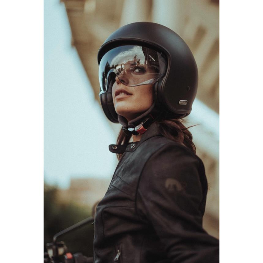 Mũ bảo hiểm cao cấp HJC V30-Retro Open  làm bằng sợi thủy tinh tiên tiến phủ chống xước