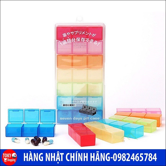 Hộp đựng thuốc 7 ngày Yamada Nhật Bản
