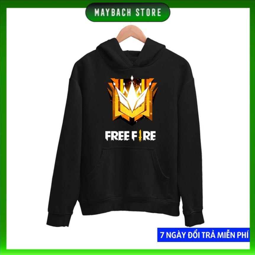 Áo FF - Áo Hoodie Free Frie Rank Đại Kiện Tướng