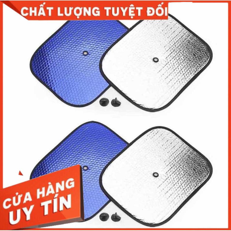 [MIỄN PHÍ SHIP] Bộ 4 chiếc tấm Chắn Nắng Ô Tô Phản Quang, Phủ Nhôm Bạc, Cách Nhiệt, Chống Thấm Nước Scar Spa & Service