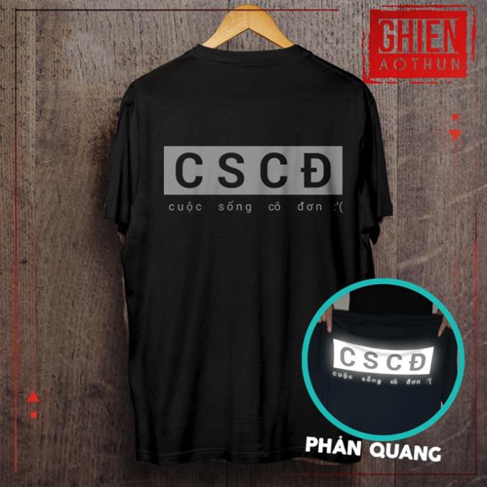 Áo Thun Cuộc Sống Cô Đơn CSCĐ Tay Ngắn Nam Nữ Unisex