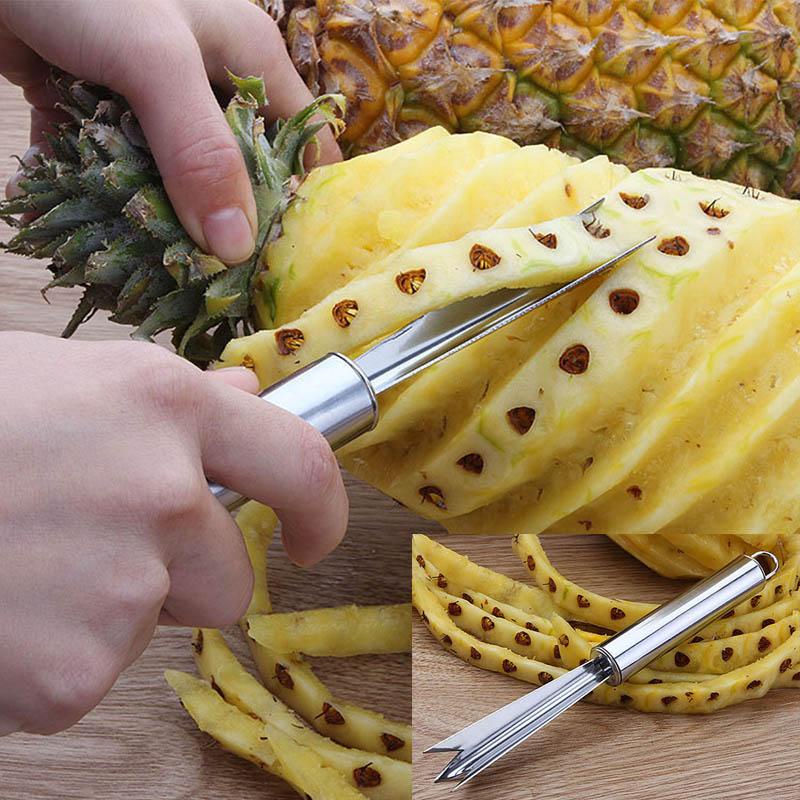 Dụng Cụ Cắt Vỏ Dứa Bằng Thép Không Gỉ, Dụng Cụ Gọt Vỏ Trái Cây