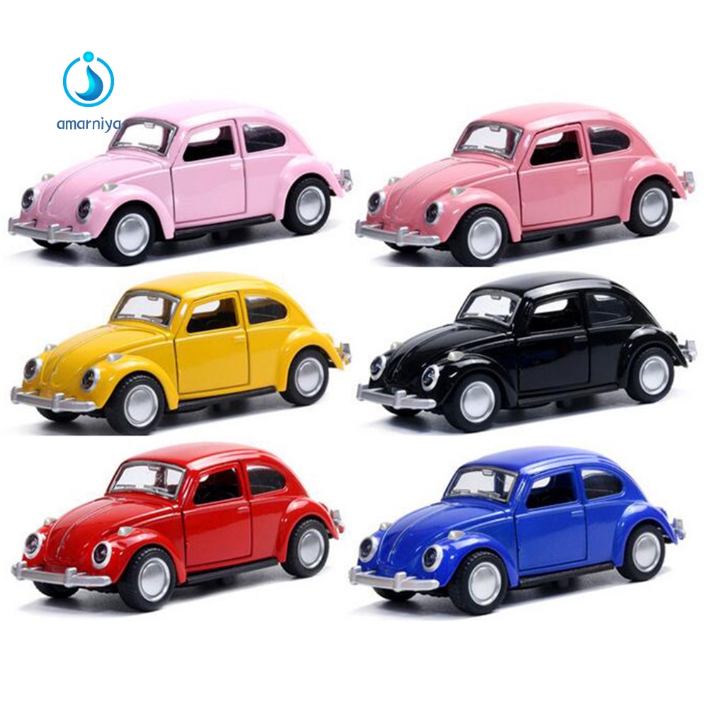 Mô hình xe ô tô BMW Mini Beetle Fiat tỉ lệ 1/36