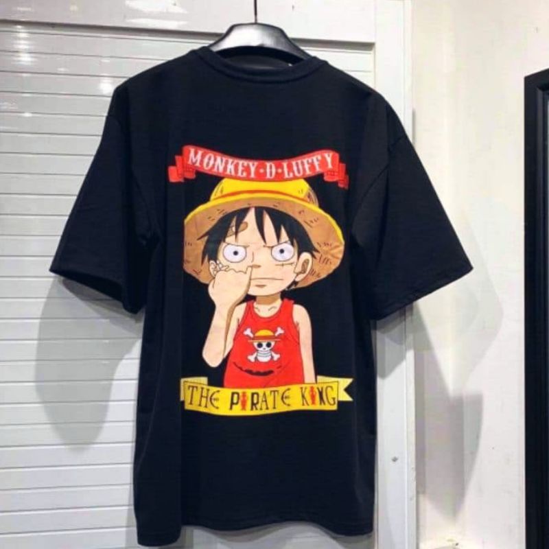 Áo thun Luffy one piece - form rộng tay lỡ