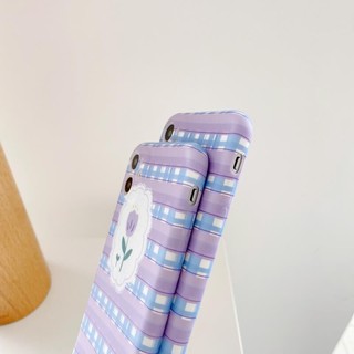 Ốp iPhone Caro Tím iPhone 7Plus/8Plus/X/Xs Max/11/11 Pro/11 Pro Max - ốp iphone