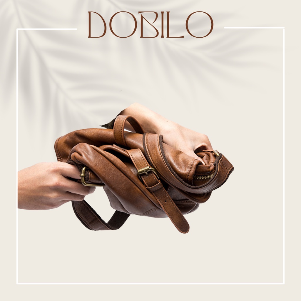 Túi Đeo Chéo Da, Túi Đeo Chéo Da Nam Nữ Thời Trang Unisex BG43