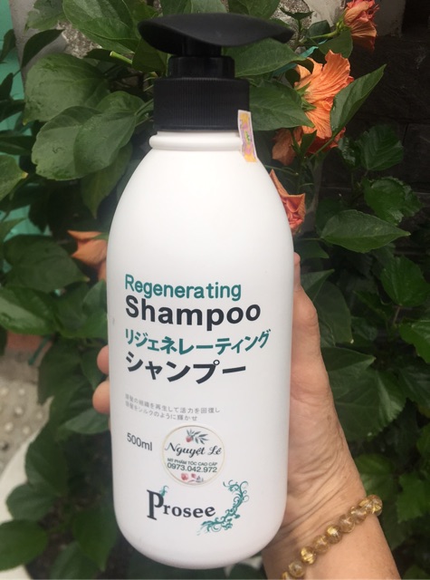 Dầu gội cho tóc sau hóa chất uốn nhuộm Prosee As10 Regenerating Shampoo 500ml