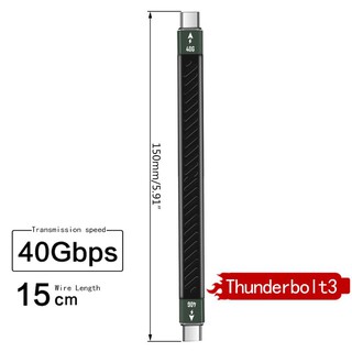 Cáp Chuyển Đổi Pd 60w Thunderbolt 3 Cable Thunderbolt 40gbps Type C Sang UsB C