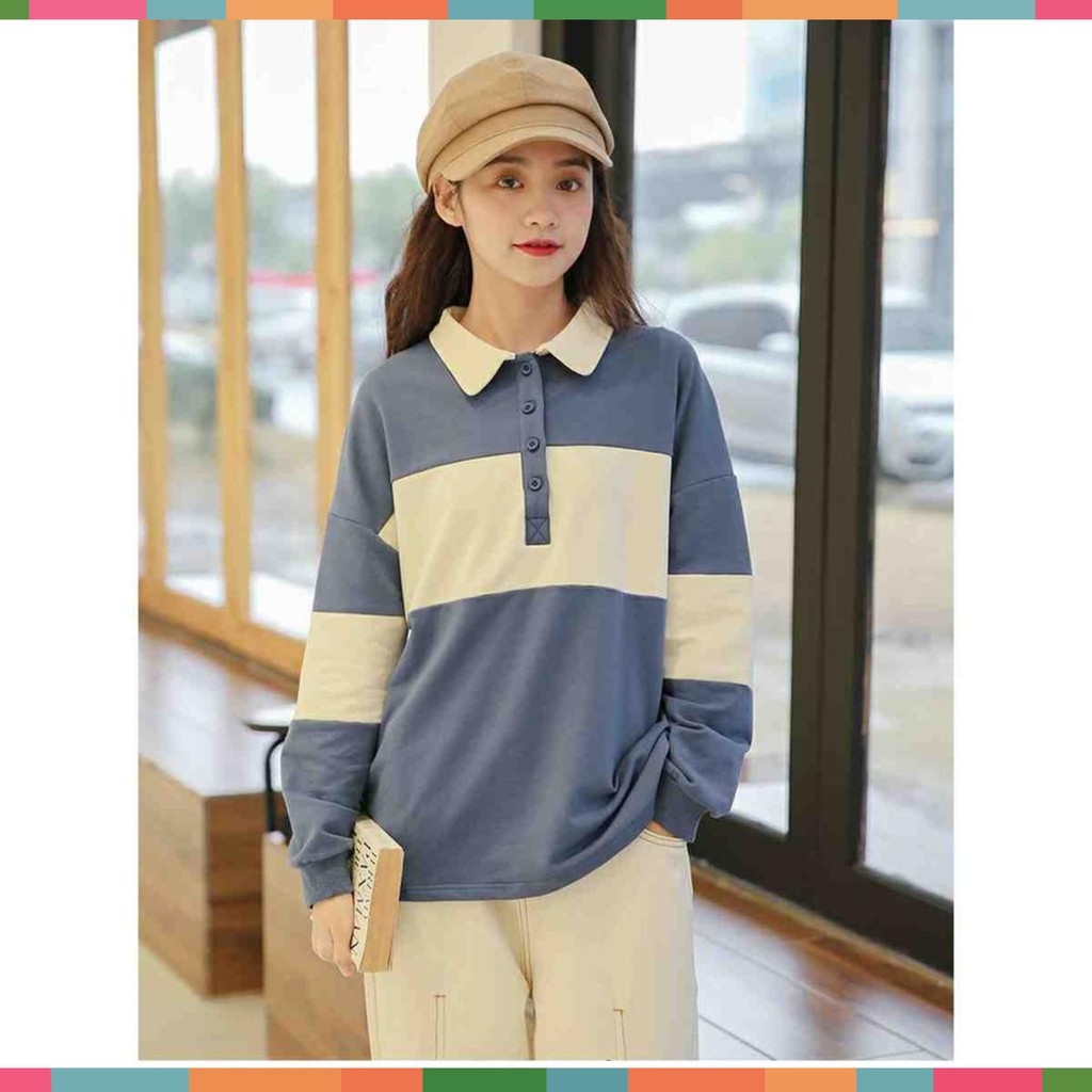 ÁO POLO CÓ CỔ💕 FREESHIP 💕 GIẢM 3K (Nhập Mã SHOPA3N) PHỐI MÀU - POLO MIX XANH HỒNG UNISEX | BigBuy360 - bigbuy360.vn