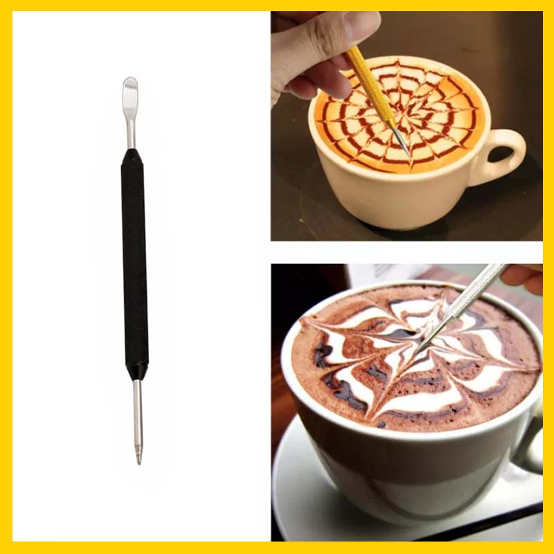 Latte Art Pen | Bút vẽ latte art inox cao cấp