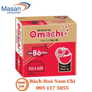 [Thùng 30 Gói] Omachi Bò Hầm Sườn Ngũ Quả 80g