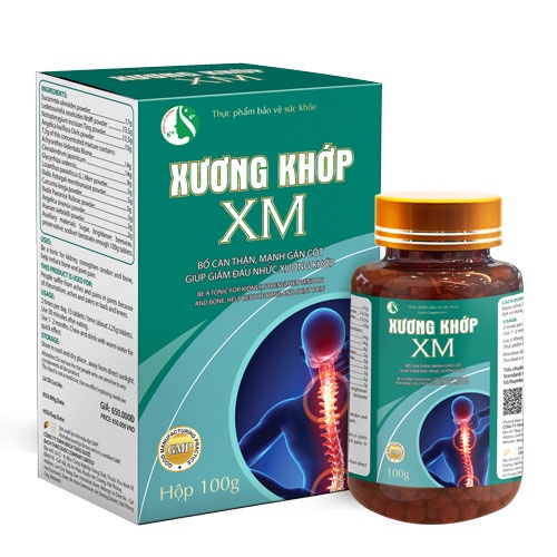 Xương khớp XM - Hỗ trợ giảm các triệu chứng viêm khớp, thoái hóa khớp (100g)