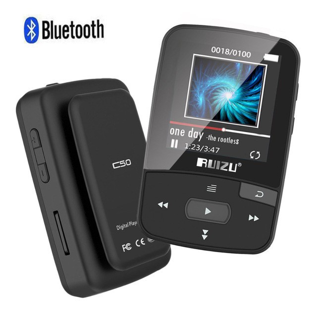 [CÓ SẴN] Máy nghe nhạc thể thao Bluetooth 5.0 RUIZU X50 Lossless - Bộ nhớ 8Gb - Có kẹp áo - Siêu nhỏ gọn và cực kỳ nhẹ