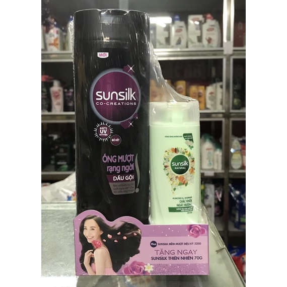 DẦU GỘI SUNSILK 320g TẶNG DẦU GỘI SUNSILK THIÊN NHIÊN 70g