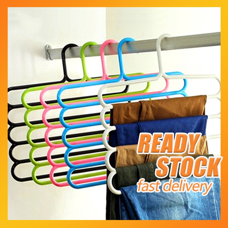 Túi Xách Tay Thiết Kế Giản Dị Thời Trang ❤Móc Treo Khăn Quàng Cổ 5 Tầng Đa Năng Chống Trượt Sáng Tạo