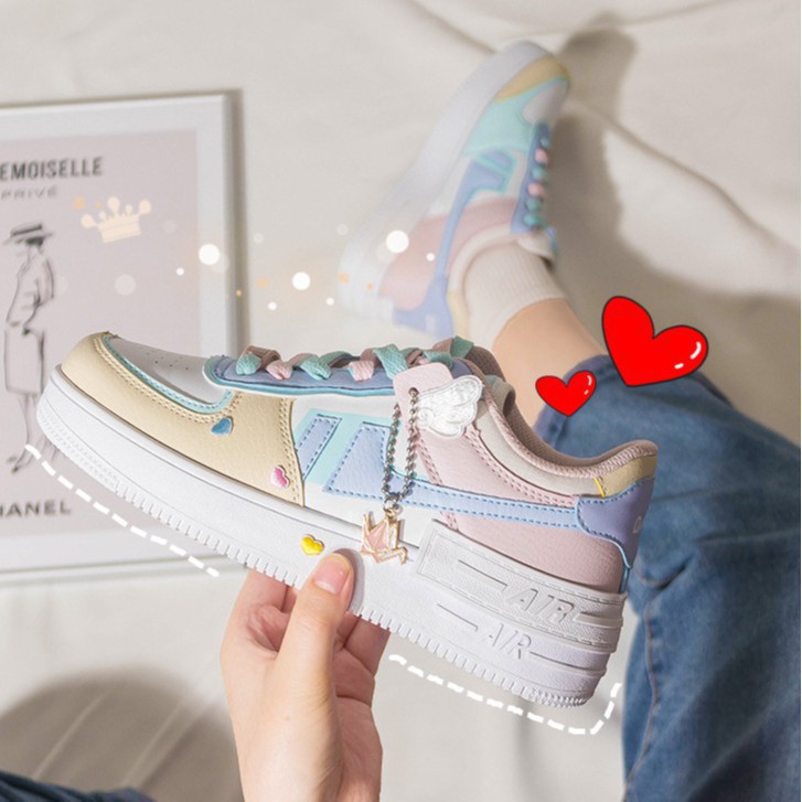 Giày Sneakers Nữ Ulzzang Nhiều Màu Sắc Có Kèm Tag Treo | BigBuy360 - bigbuy360.vn