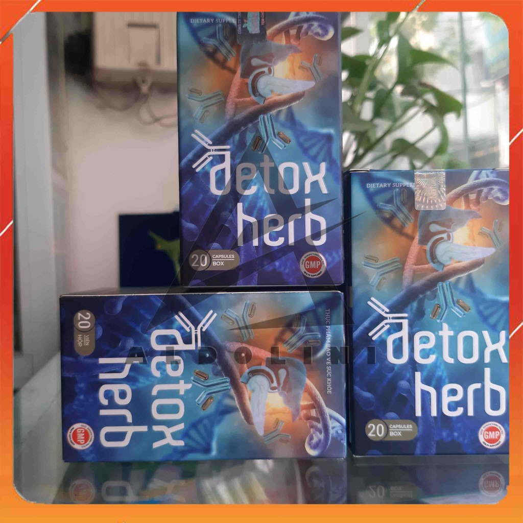 [COMBO 3 HỘP] VIÊN UỐNG DETOXHERB - Diệt Ký Sinh Trùng Nâng Cao Đề Kháng Thanh Nhiệt Mát Gan - Chính Hãng Hộp 20 Viên | BigBuy360 - bigbuy360.vn