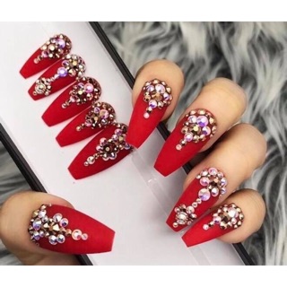 Đá đính móng tay chân 6 size 6 tầng sáng đẹp