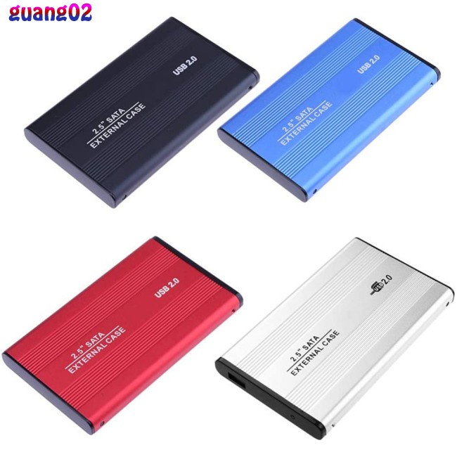 Hộp Đựng Ổ Cứng Ngoài Gua 2.5 Inch Usb 2.0 Sata Hdd Bằng Hợp Kim Nhôm Ốp