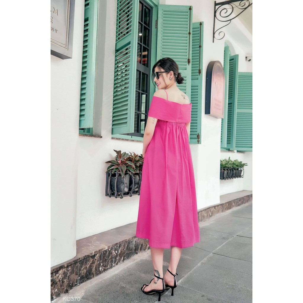 Đầm Y.ves Rose Bẹt Vai