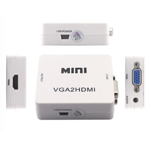 [FREESHIP TOÀN QUỐC] Box Chuyển VGA Sang HDMI HD Mini