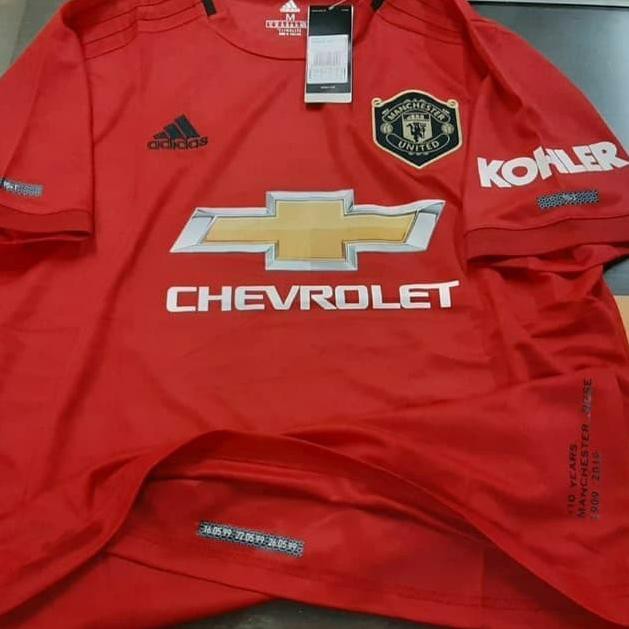 Áo Thun Jersey Manchester United Home 2019 / 2020 Nhập Khẩu Chất Lượng Cao