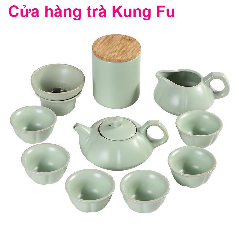 > Xưởng bán trực tiếp gốm Ruột lò mở bộ xương Trung Quốc ấm trà kung fu chén gia dụng buôn nguyên