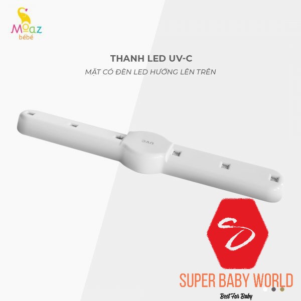 MÁY TIỆT TRÙNG SẤY KHÔ TIA UV-C VÀ BẢO QUẢN BÌNH SỮA MOAZ BÉBÉ MB-025