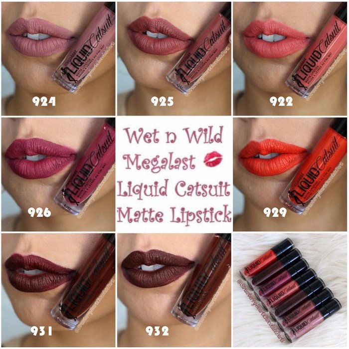 Son Kem Lì Wet n Wild MegaLast Liquid Catsuit Matte Lipstick - Give Me Mocha & Missy