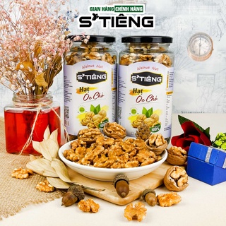400Gr Nhân Hạt Óc Chó Vàng Mỹ STIÊNG Tách Sạch Vỏ Hủ Thủy Tinh