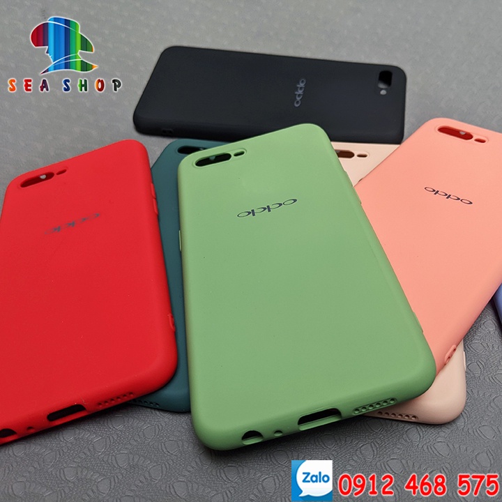 Ốp lưng chống bẩn Full Viền OPPO A3S (A5) - nhựa dẻo - Bên trong có lớp nhung bảo vệ - Kính cường lực full màn
