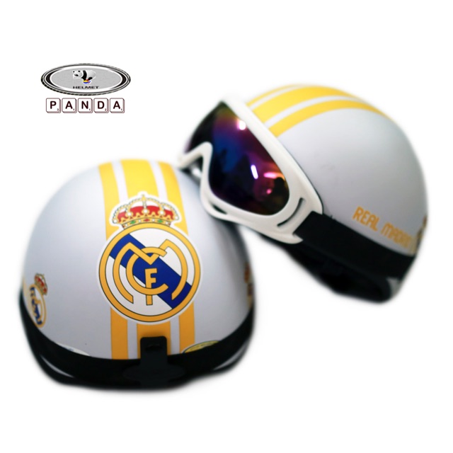 FREESHIP 99K TOÀN QUỐC_[FREE SHIP] COMPO MŨ REAL MADRID + KÍNH X400 viền màu loại 1