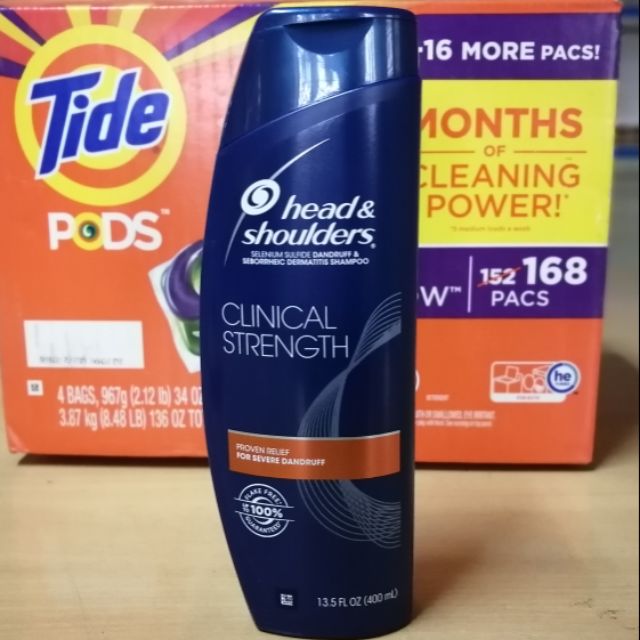 Dầu gội Head & Shoulders clinical strength sạch gàu nấm 400ml head mỹ